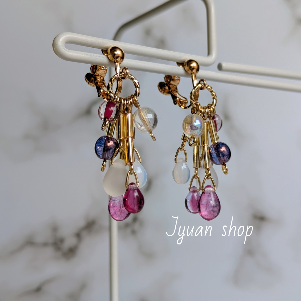 ハイキュー!!白鳥沢 イメージカラー イヤリング/ピアス