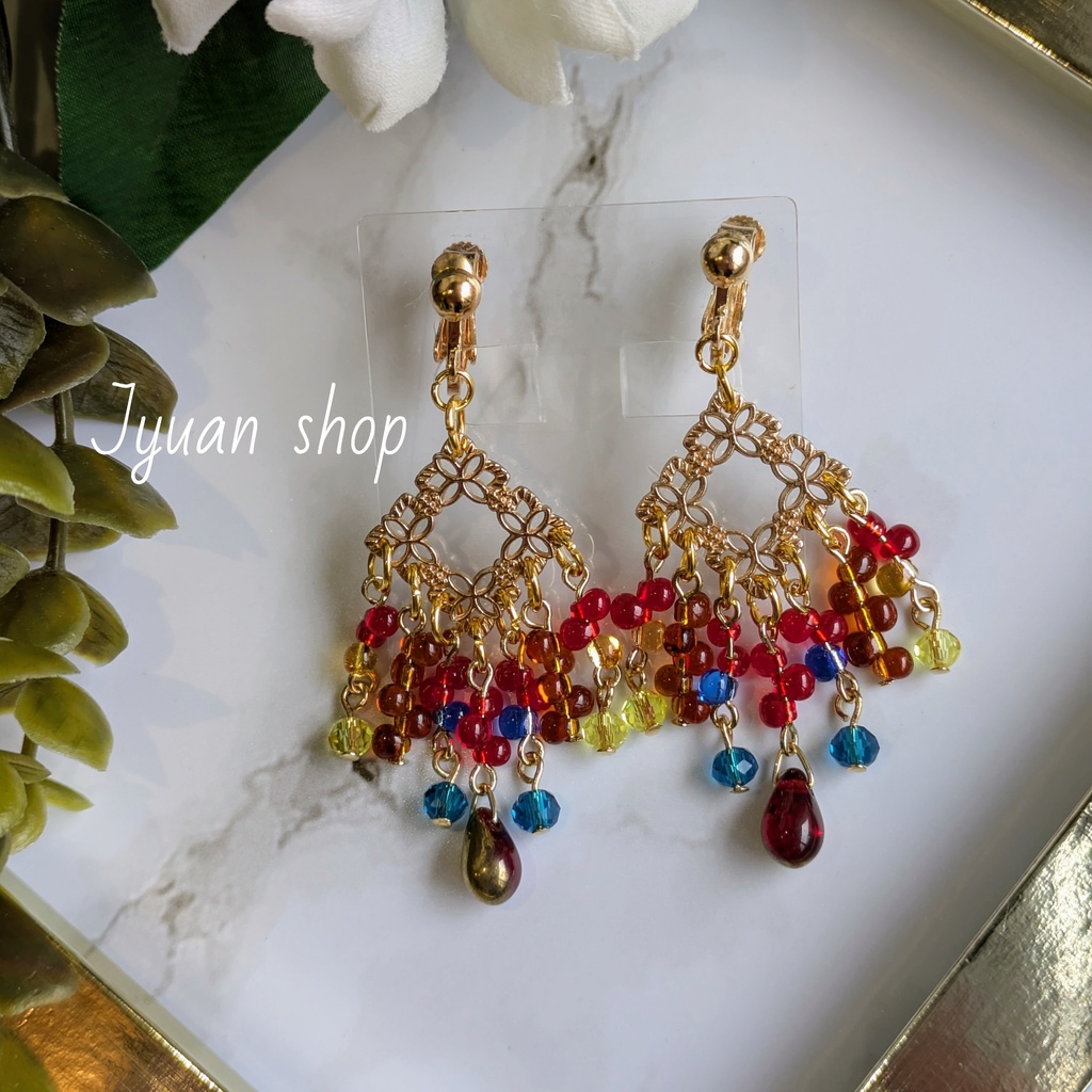 ワンピース ルフィ イメージカラー イヤリング/ピアス
