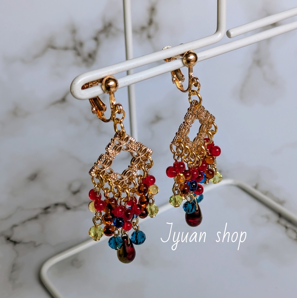 ワンピース ルフィ イメージカラー イヤリング/ピアス