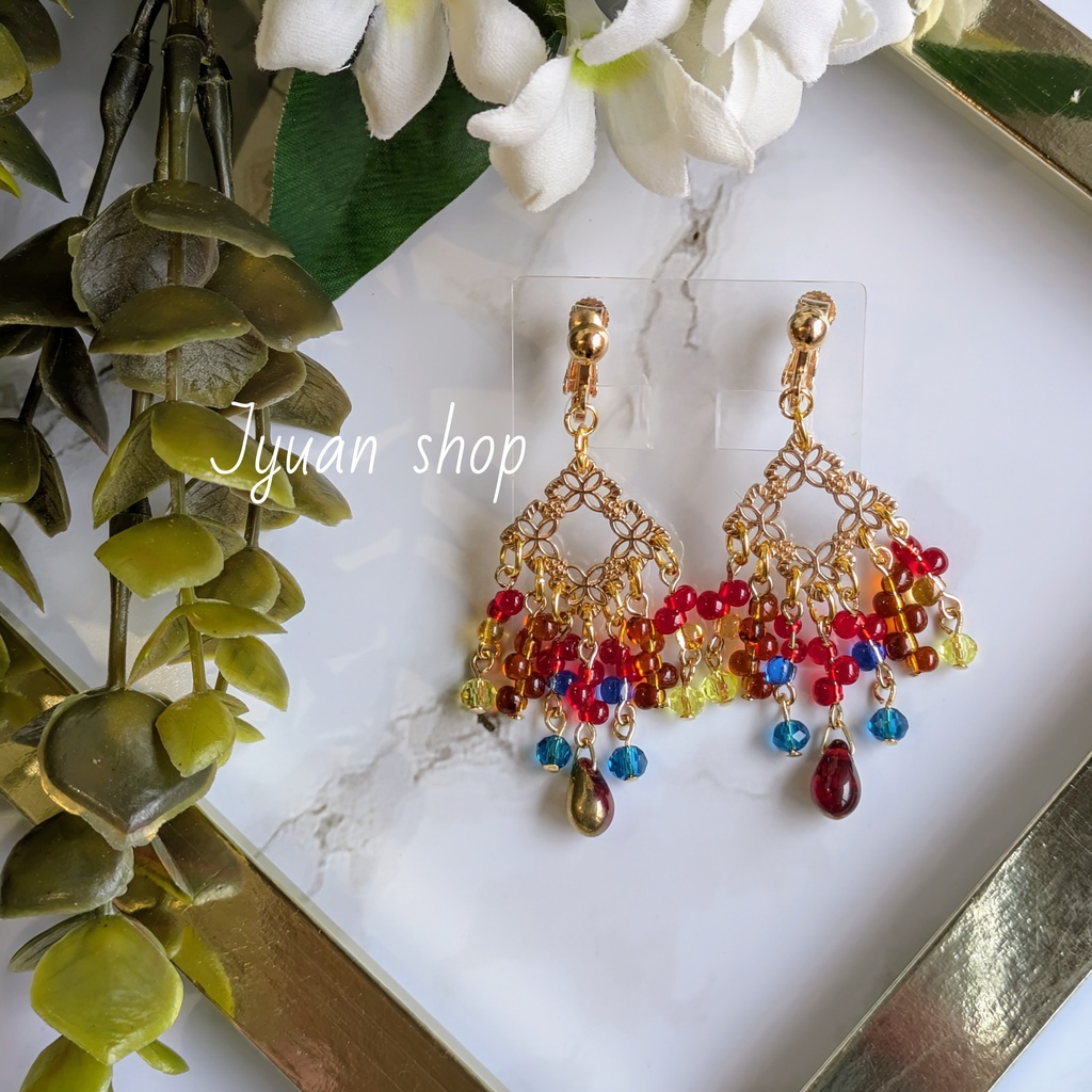 ワンピース ルフィ イメージカラー イヤリング/ピアス