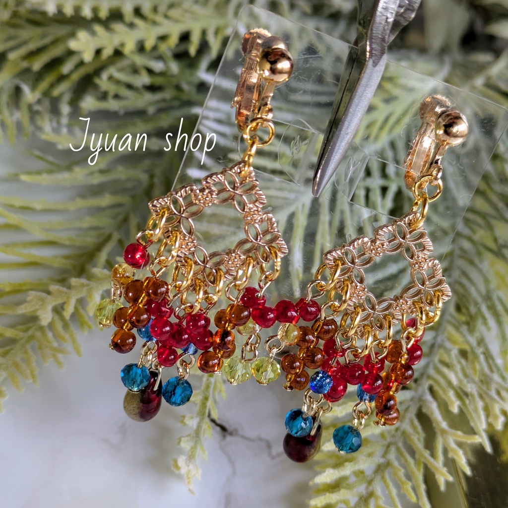 ワンピース ルフィ イメージカラー イヤリング/ピアス