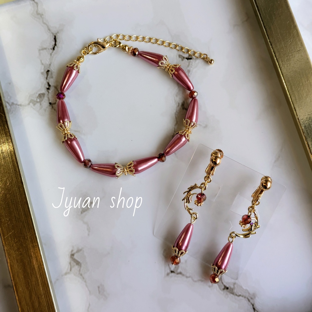 鬼滅 煉獄杏寿郎 イメージ イヤリング&ブレスレット ver.2