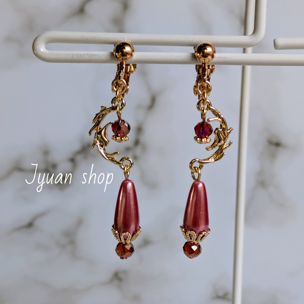 鬼滅 煉獄杏寿郎 イメージ イヤリング&ブレスレット ver.2