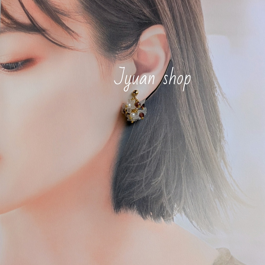 ハイキュー!!白鳥沢 イメージカラー イヤリング/ピアス2