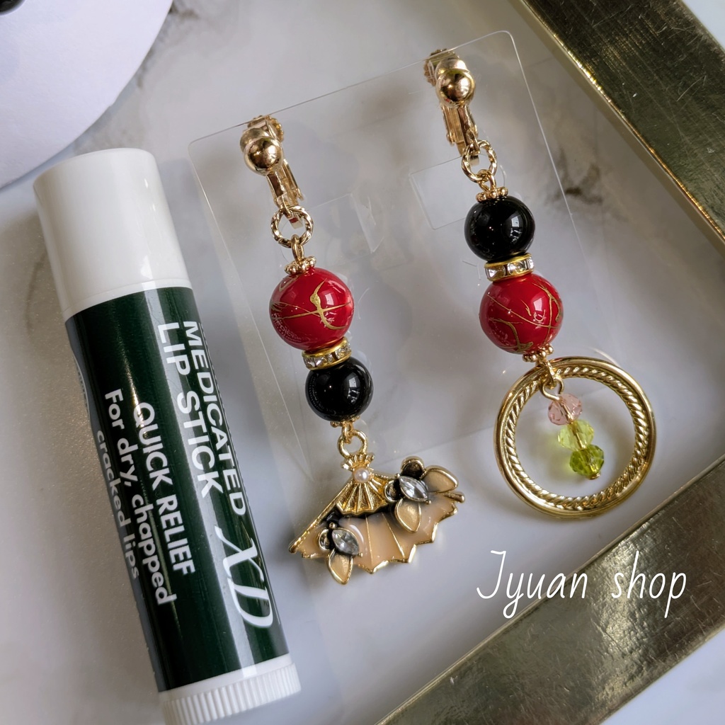 鬼滅 童磨 イメージ ブレスレット & イヤリング/ピアス