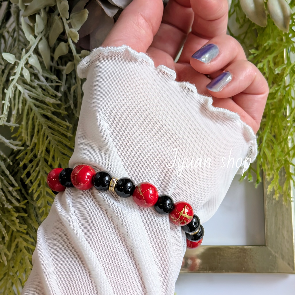 鬼滅 童磨 イメージ ブレスレット & イヤリング/ピアス