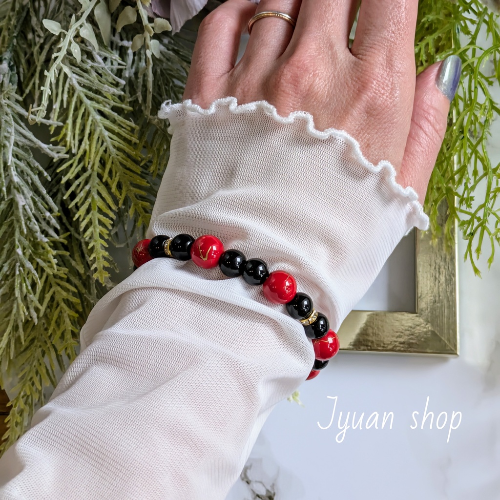 鬼滅 童磨 イメージ ブレスレット & イヤリング/ピアス