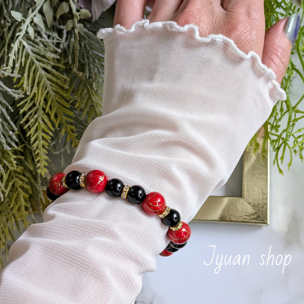 鬼滅 童磨 イメージ ブレスレット & イヤリング/ピアス