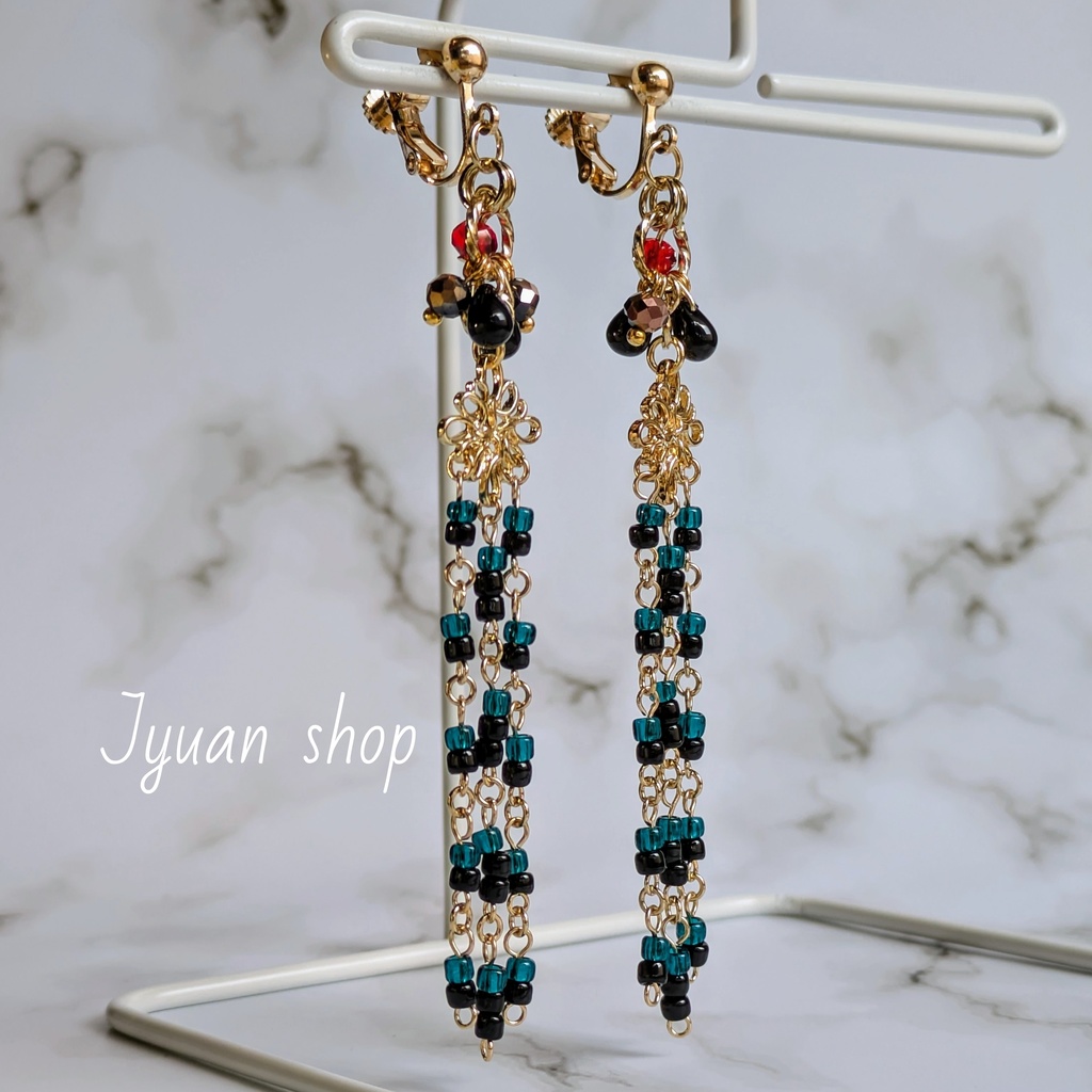 鬼滅 竈門炭治郎 イメージ イヤリング/ピアス ver.2