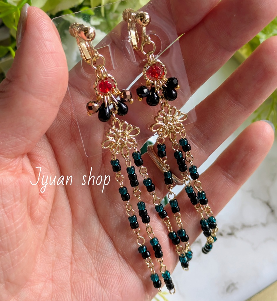 鬼滅 竈門炭治郎 イメージ イヤリング/ピアス ver.2