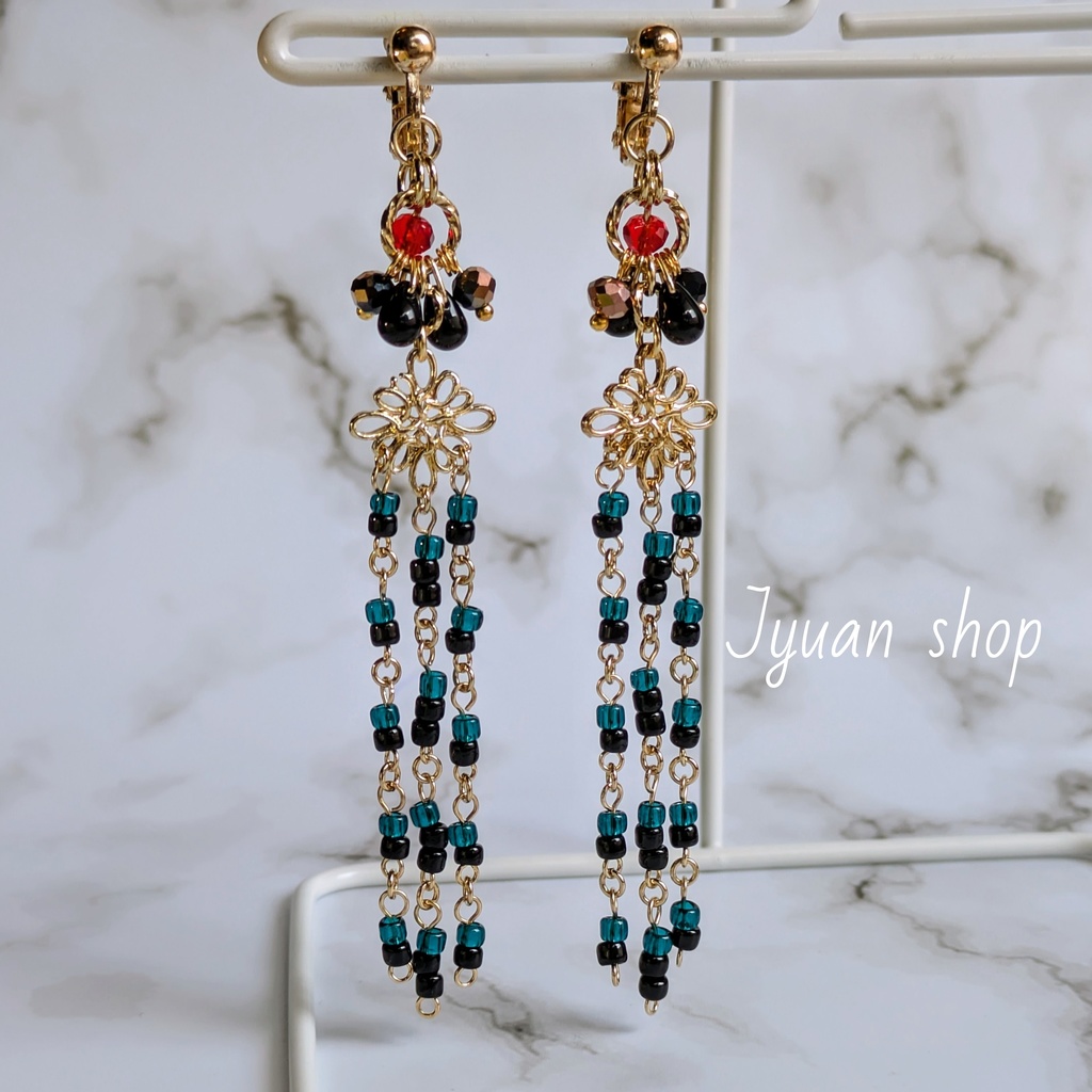 鬼滅 竈門炭治郎 イメージ イヤリング/ピアス ver.2