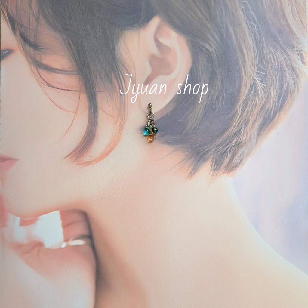 《再販》呪術廻戦 夏五カラー イヤリング/ピアス⑤