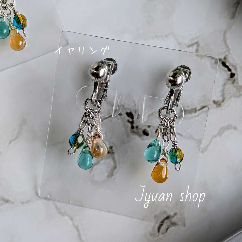 《再販》呪術廻戦 夏五カラー イヤリング/ピアス⑤