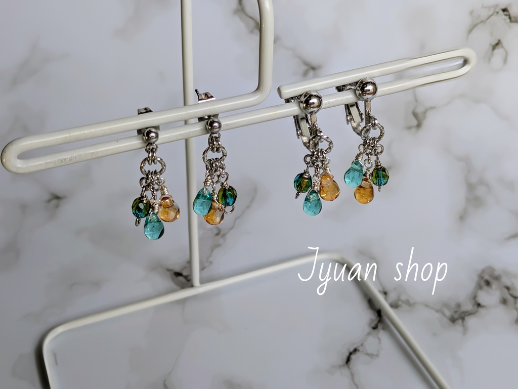 《再販》呪術廻戦 夏五カラー イヤリング/ピアス⑤