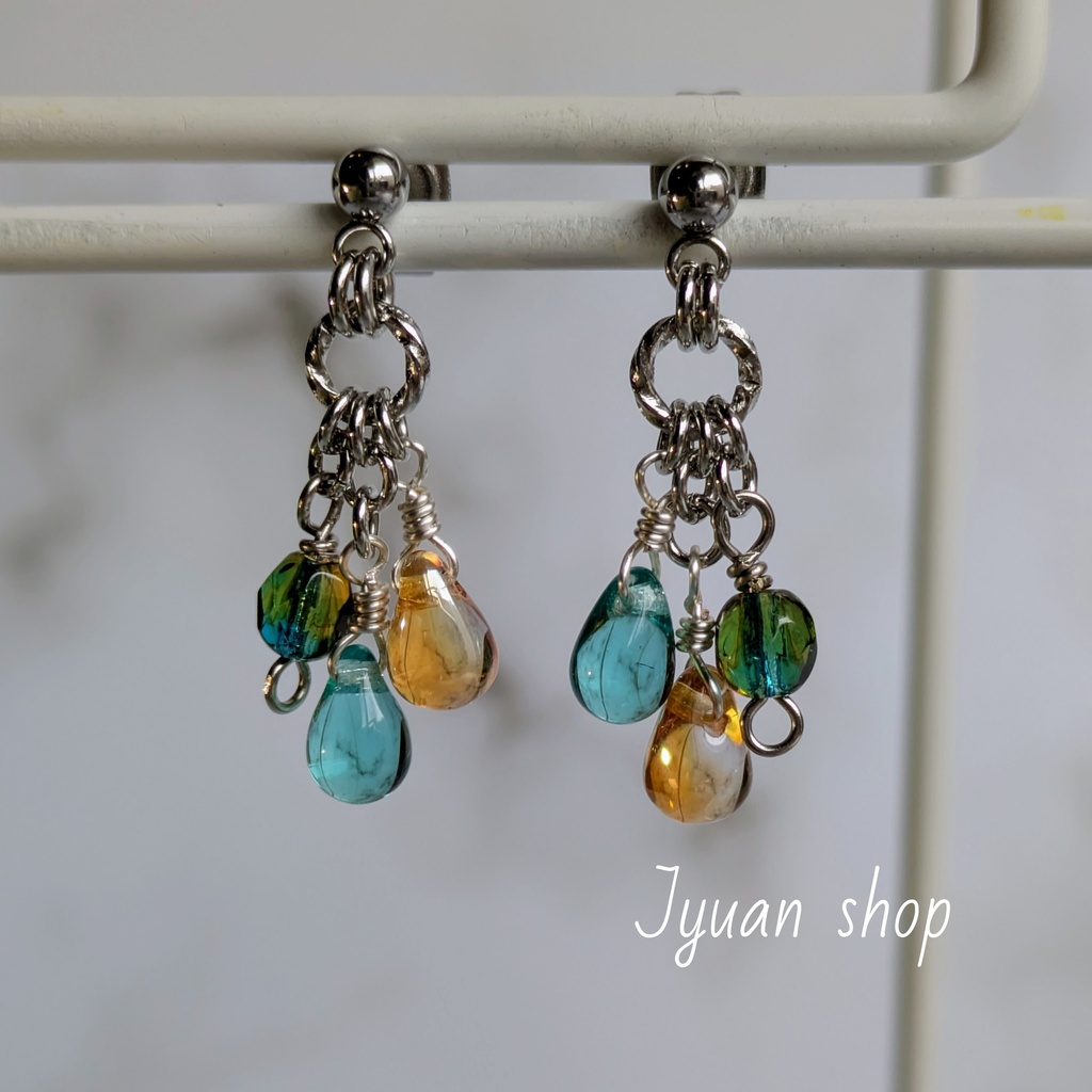 《再販》呪術廻戦 夏五カラー イヤリング/ピアス⑤