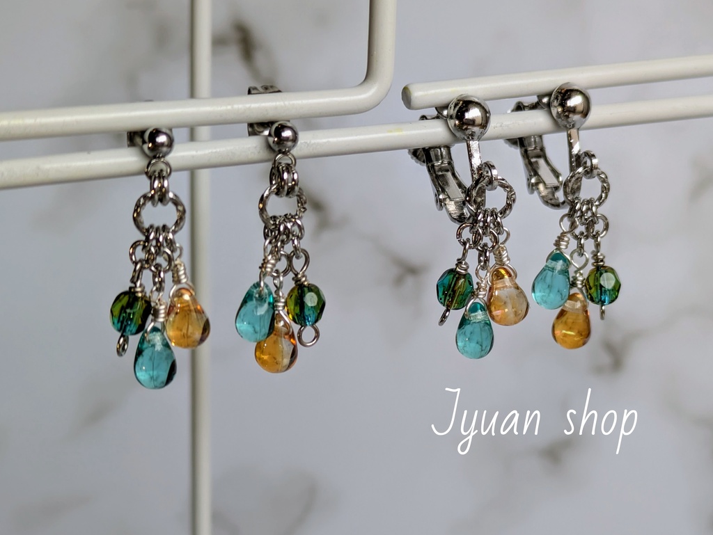 《再販》呪術廻戦 夏五カラー イヤリング/ピアス⑤