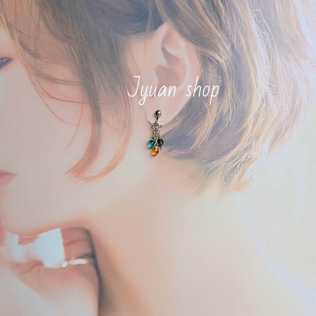 《再販》呪術廻戦 夏五カラー イヤリング/ピアス⑤