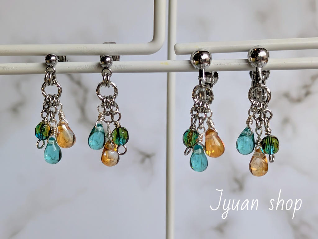 《再販》呪術廻戦 夏五カラー イヤリング/ピアス⑤