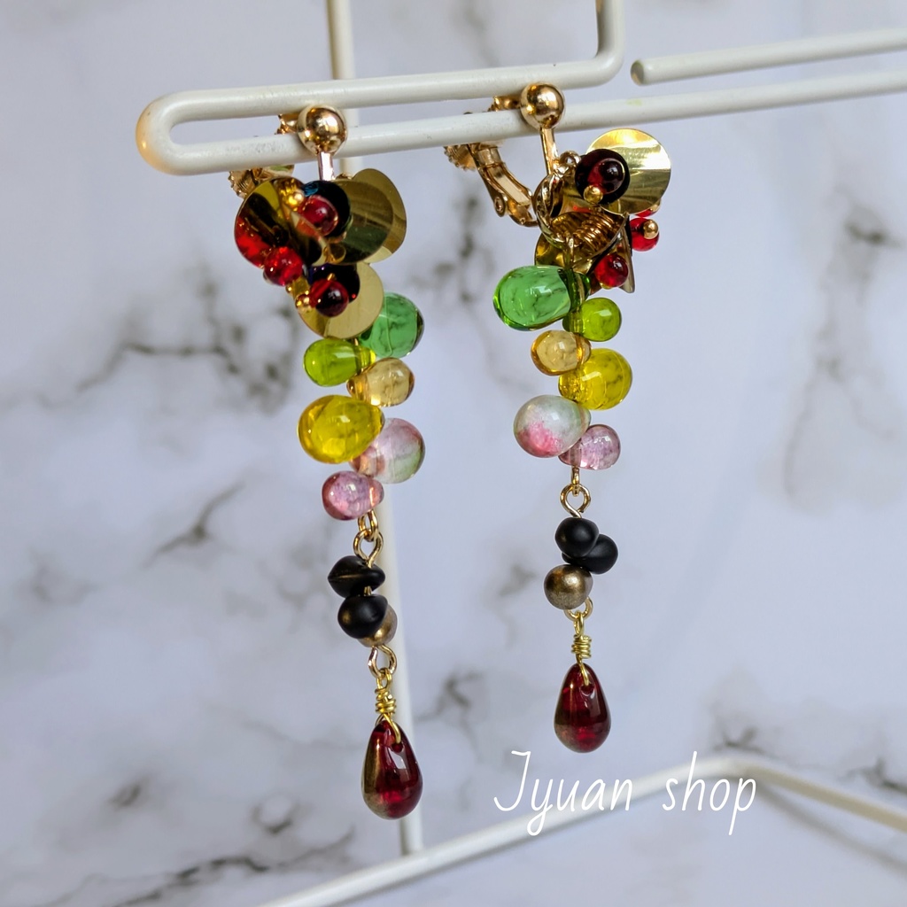 鬼滅 童磨 イメージ イヤリング/ピアス ver.2