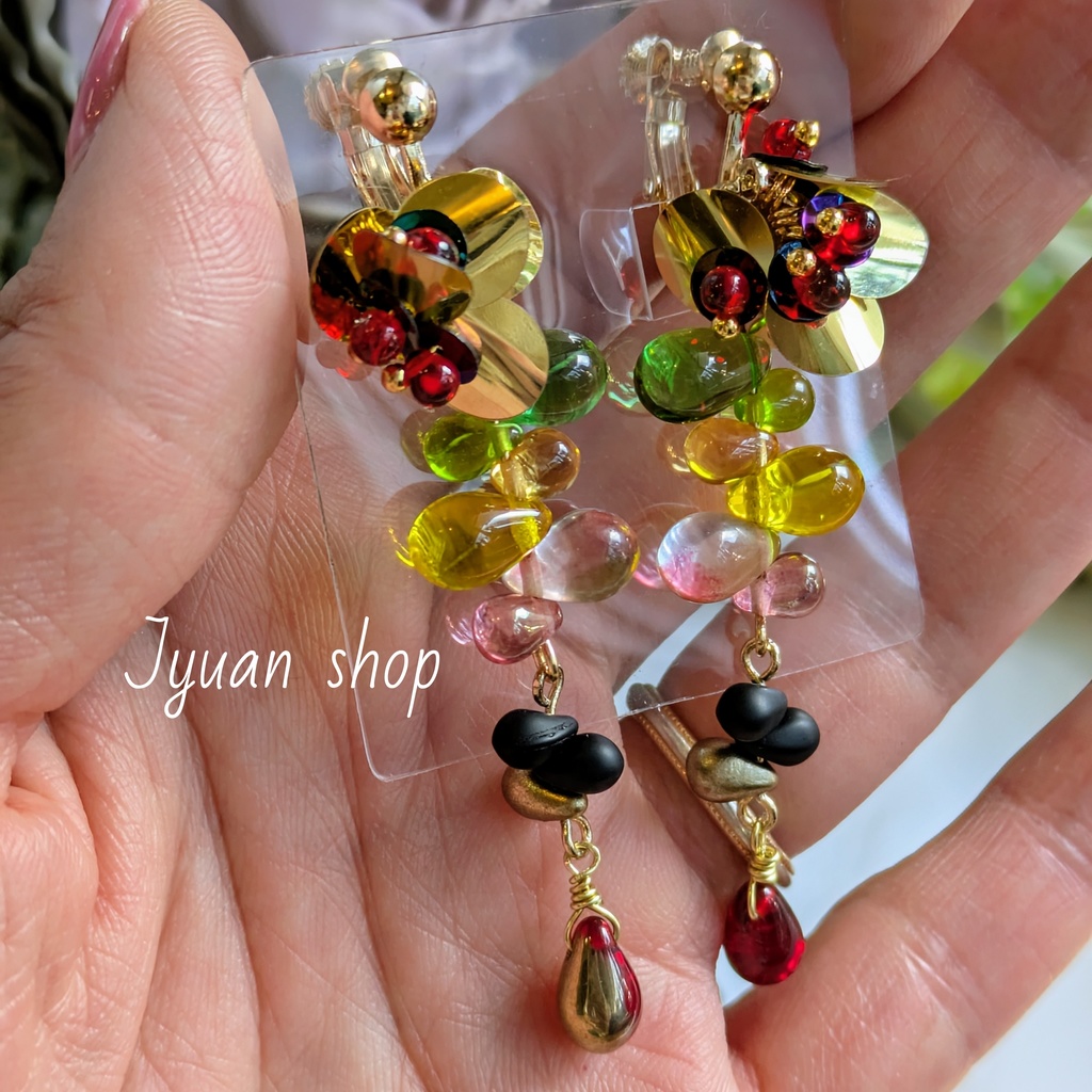 鬼滅 童磨 イメージ イヤリング/ピアス ver.2