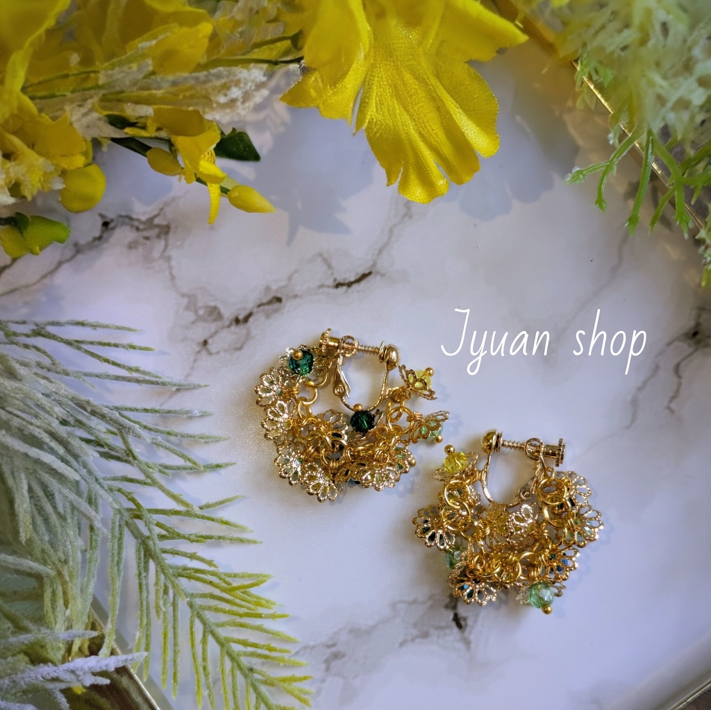 ハイキュー!!井闥山イメージカラー イヤリング/ピアス2