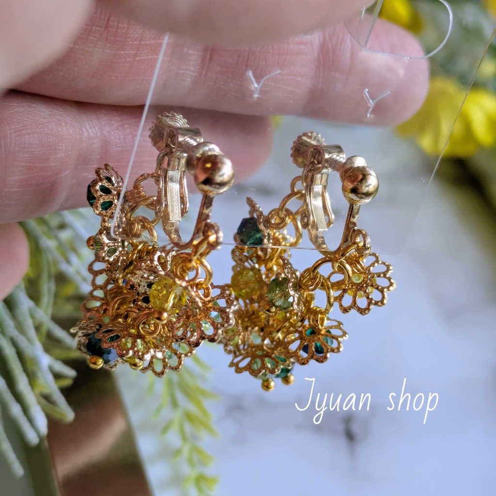 ハイキュー!!井闥山イメージカラー イヤリング/ピアス2