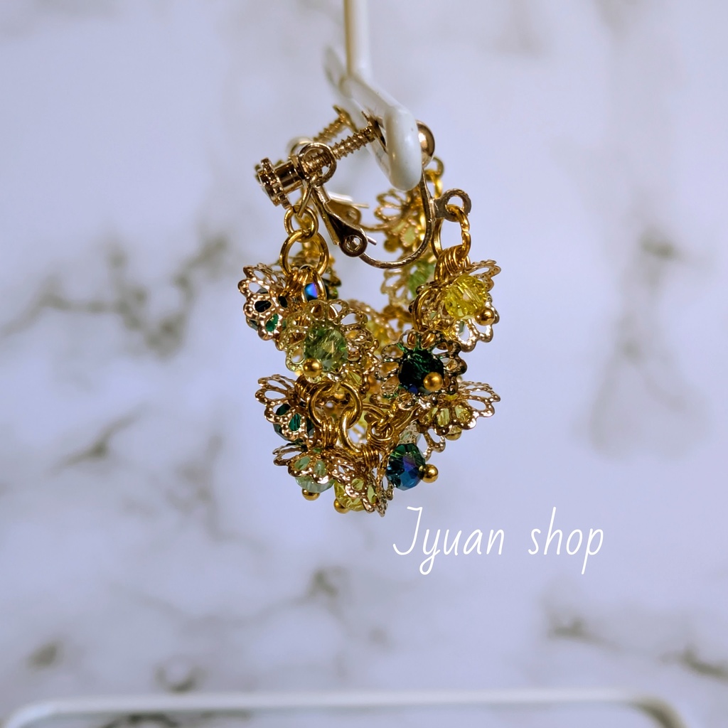 ハイキュー!!井闥山イメージカラー イヤリング/ピアス2