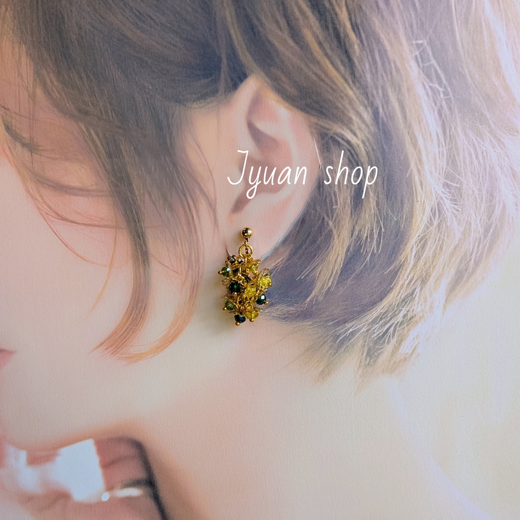 ハイキュー!!井闥山イメージカラー イヤリング/ピアス2