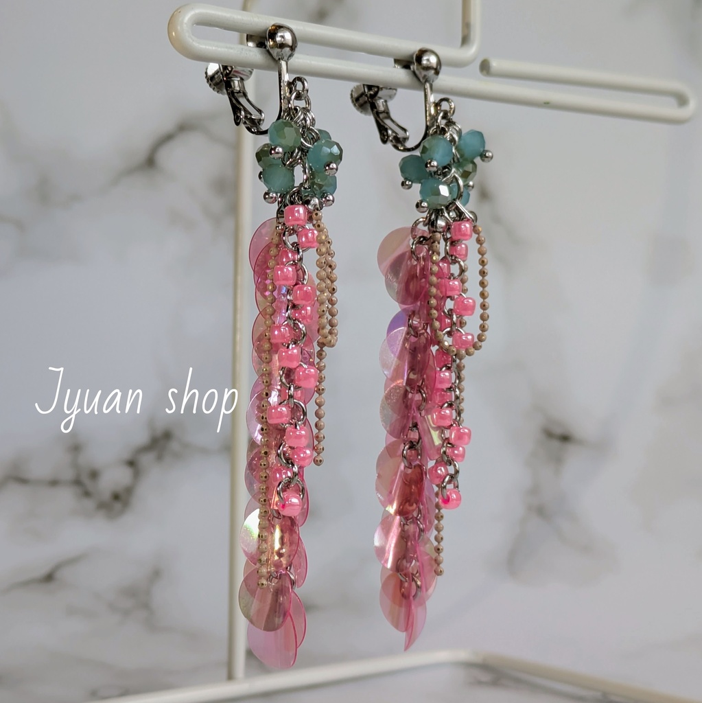 鬼滅 猗窩座 イメージ イヤリング/ピアスver.3