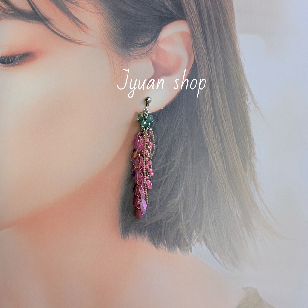 鬼滅 猗窩座 イメージ イヤリング/ピアスver.3