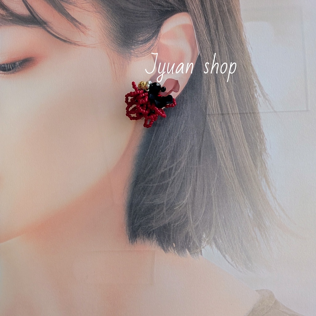 鬼滅 童磨 イメージ イヤリング/ピアスver.4