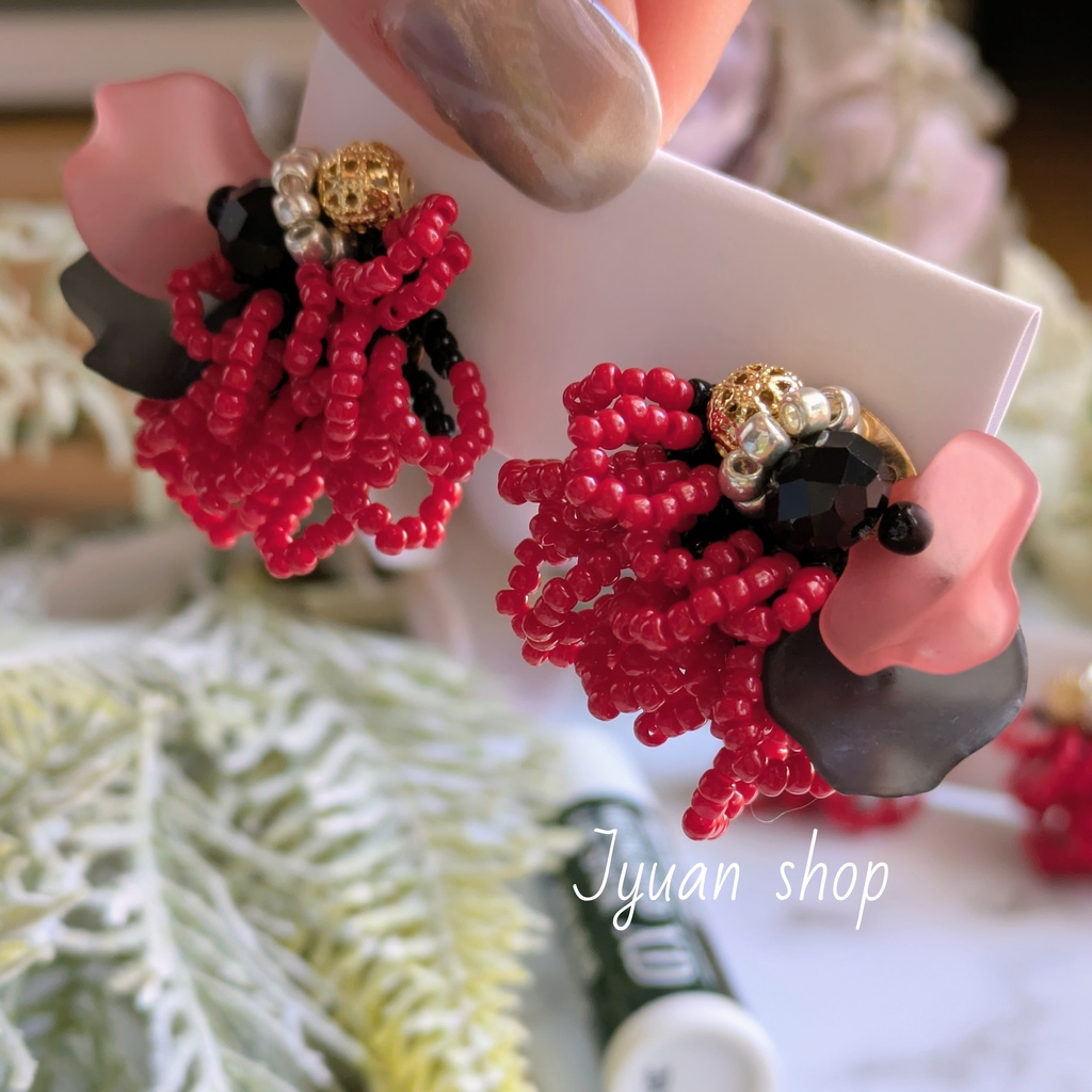 鬼滅 童磨 イメージ イヤリング/ピアスver.4