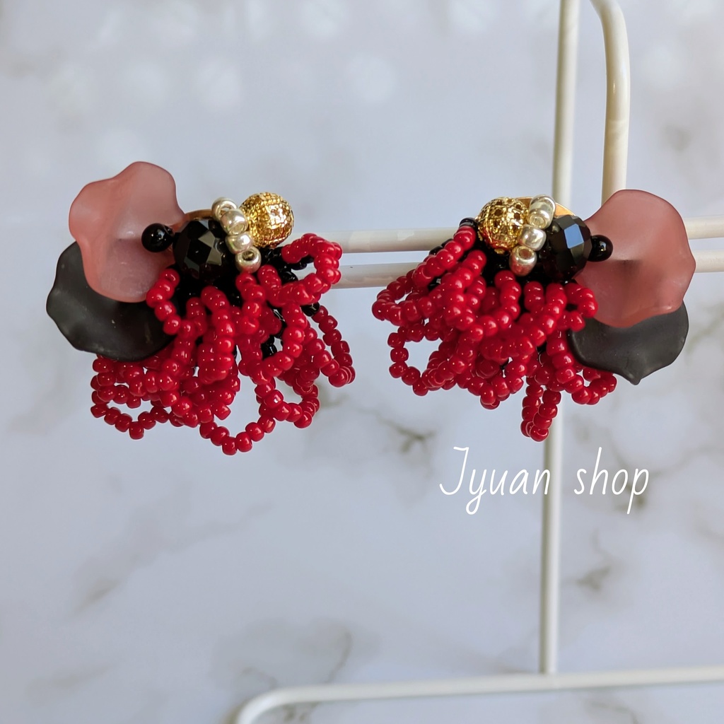 鬼滅 童磨 イメージ イヤリング/ピアスver.4