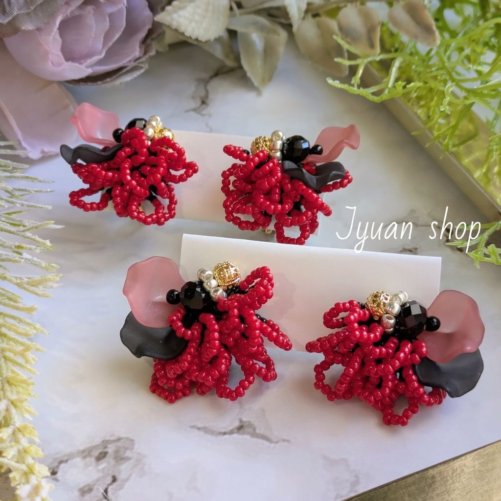 鬼滅 童磨 イメージ イヤリング/ピアスver.4