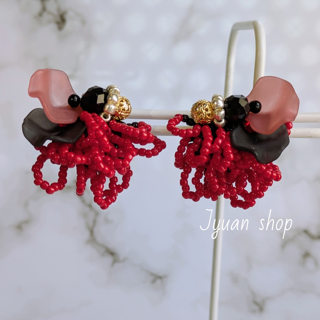 鬼滅 童磨 イメージ イヤリング/ピアスver.4