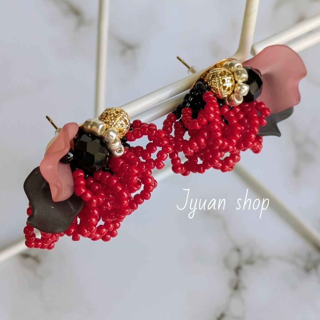 鬼滅 童磨 イメージ イヤリング/ピアスver.4