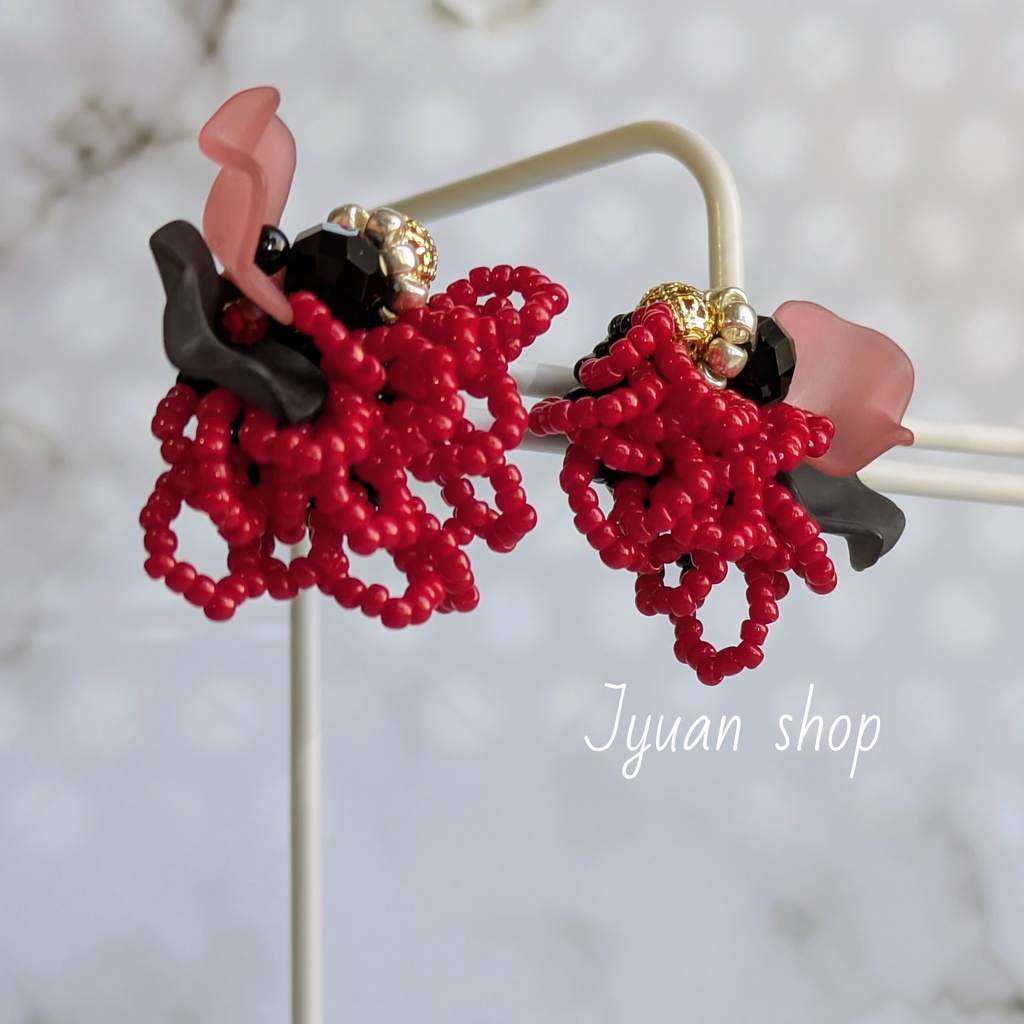 鬼滅 童磨 イメージ イヤリング/ピアスver.4