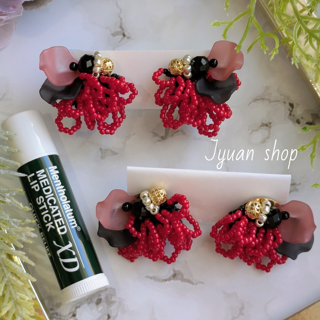 鬼滅 童磨 イメージ イヤリング/ピアスver.4