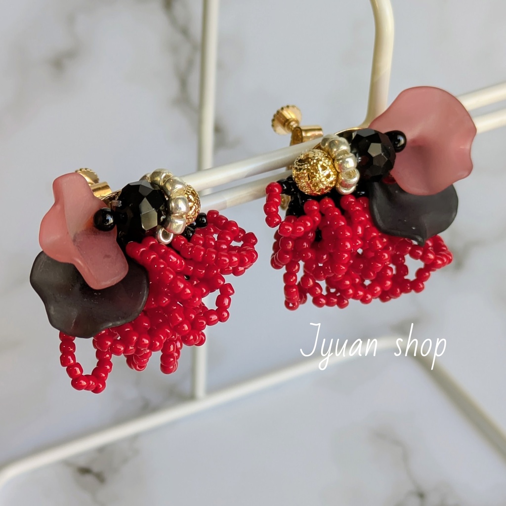 鬼滅 童磨 イメージ イヤリング/ピアスver.4