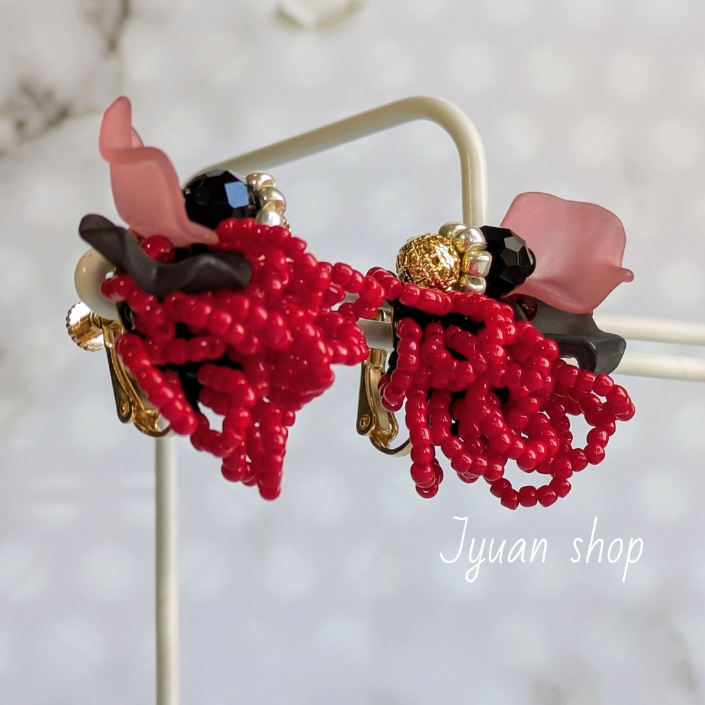 鬼滅 童磨 イメージ イヤリング/ピアスver.4