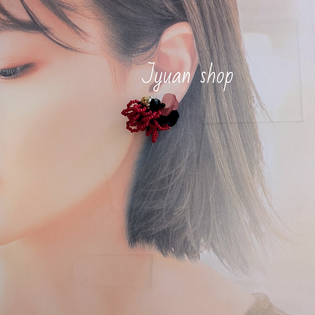 鬼滅 童磨 イメージ イヤリング/ピアスver.4