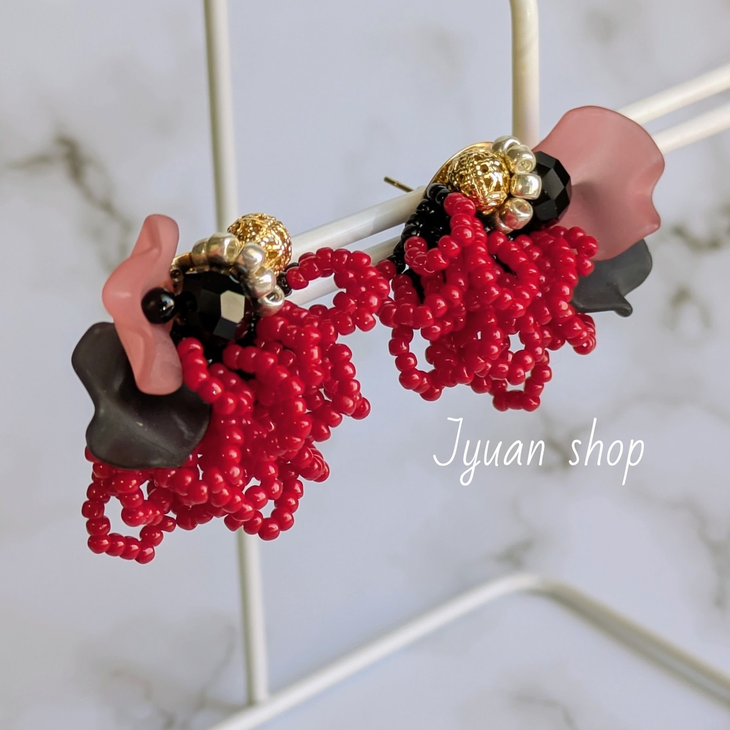 鬼滅 童磨 イメージ イヤリング/ピアスver.4