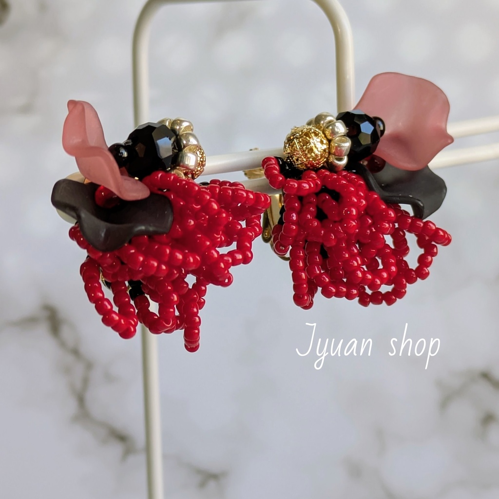 鬼滅 童磨 イメージ イヤリング/ピアスver.4