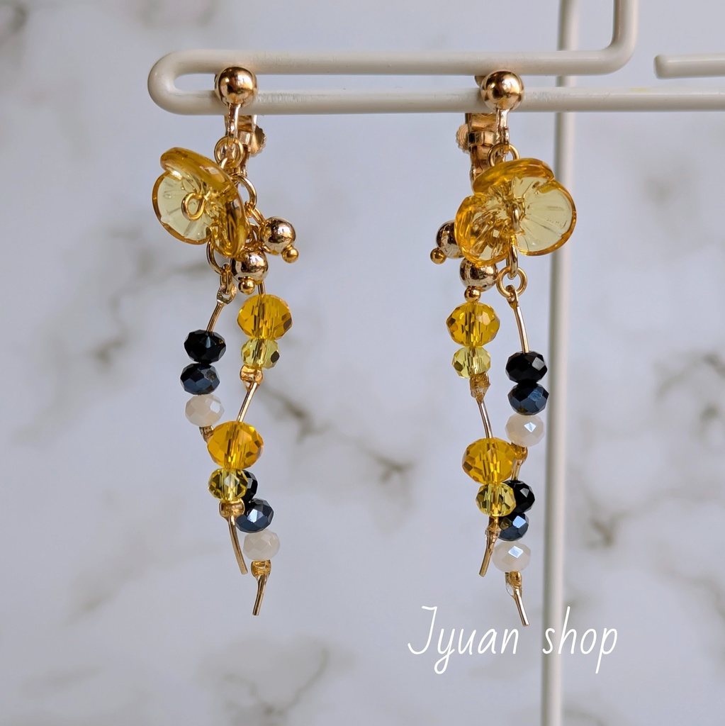 鬼滅 我妻善逸 イメージ イヤリング/ピアスver.2