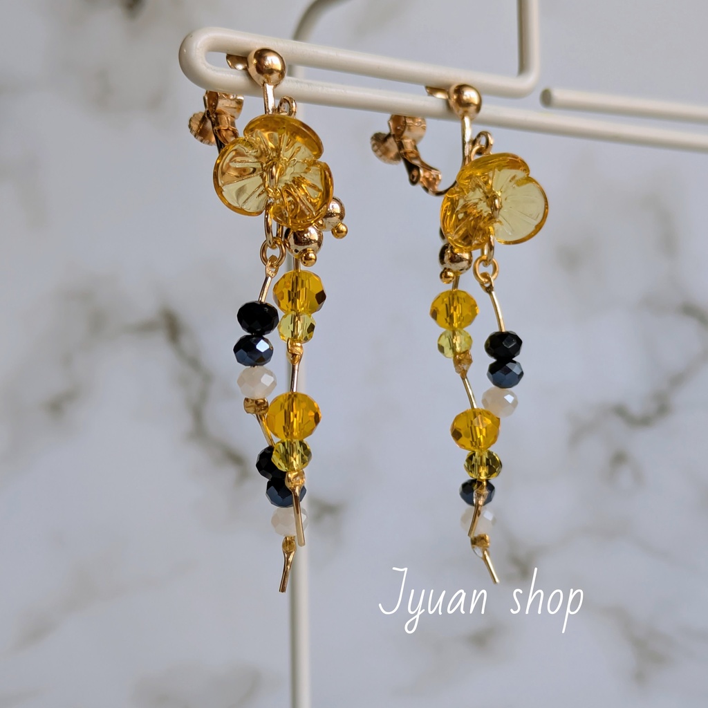 鬼滅 我妻善逸 イメージ イヤリング/ピアスver.2