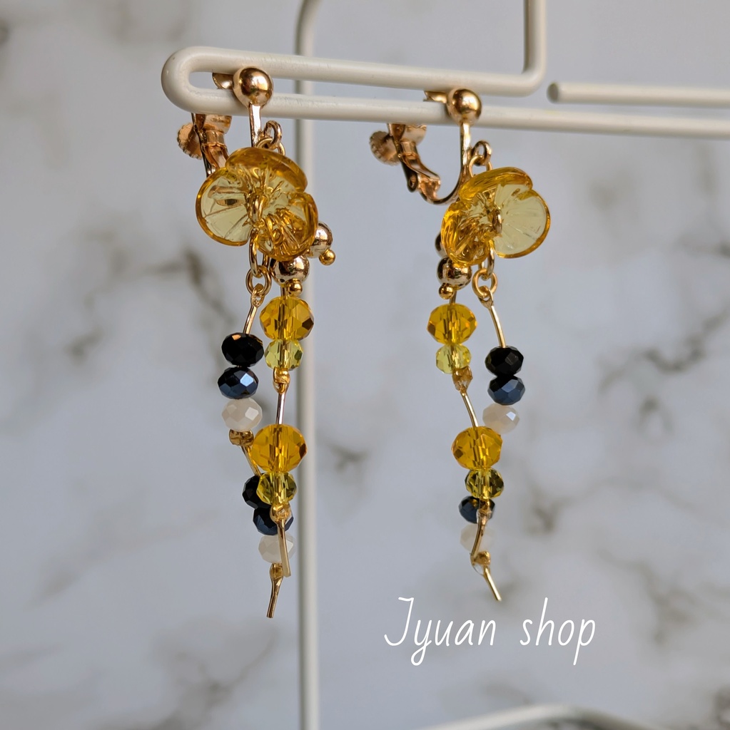 鬼滅 我妻善逸 イメージ イヤリング/ピアスver.2