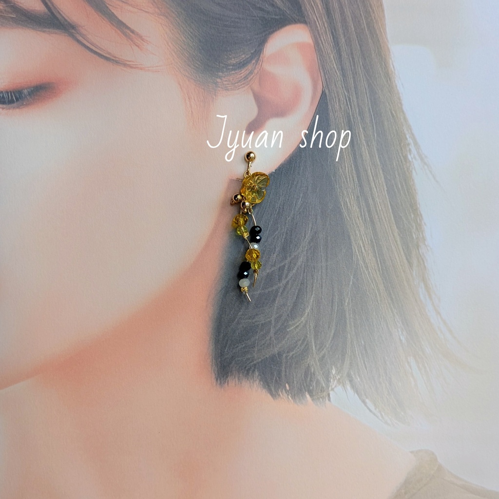 鬼滅 我妻善逸 イメージ イヤリング/ピアスver.2