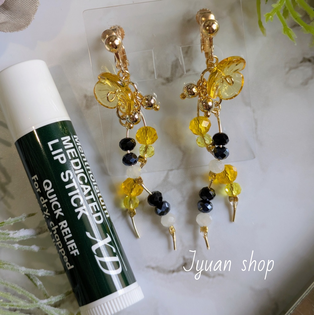 鬼滅 我妻善逸 イメージ イヤリング/ピアスver.2