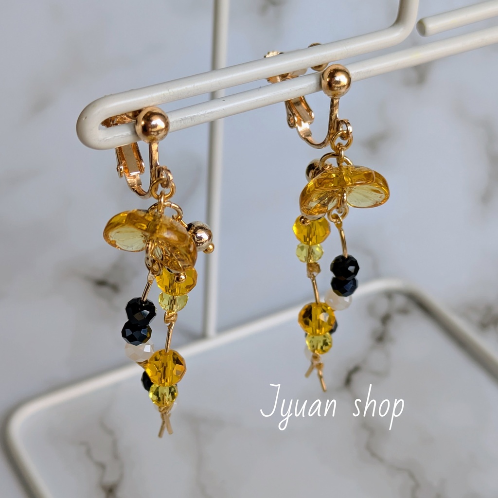 鬼滅 我妻善逸 イメージ イヤリング/ピアスver.2