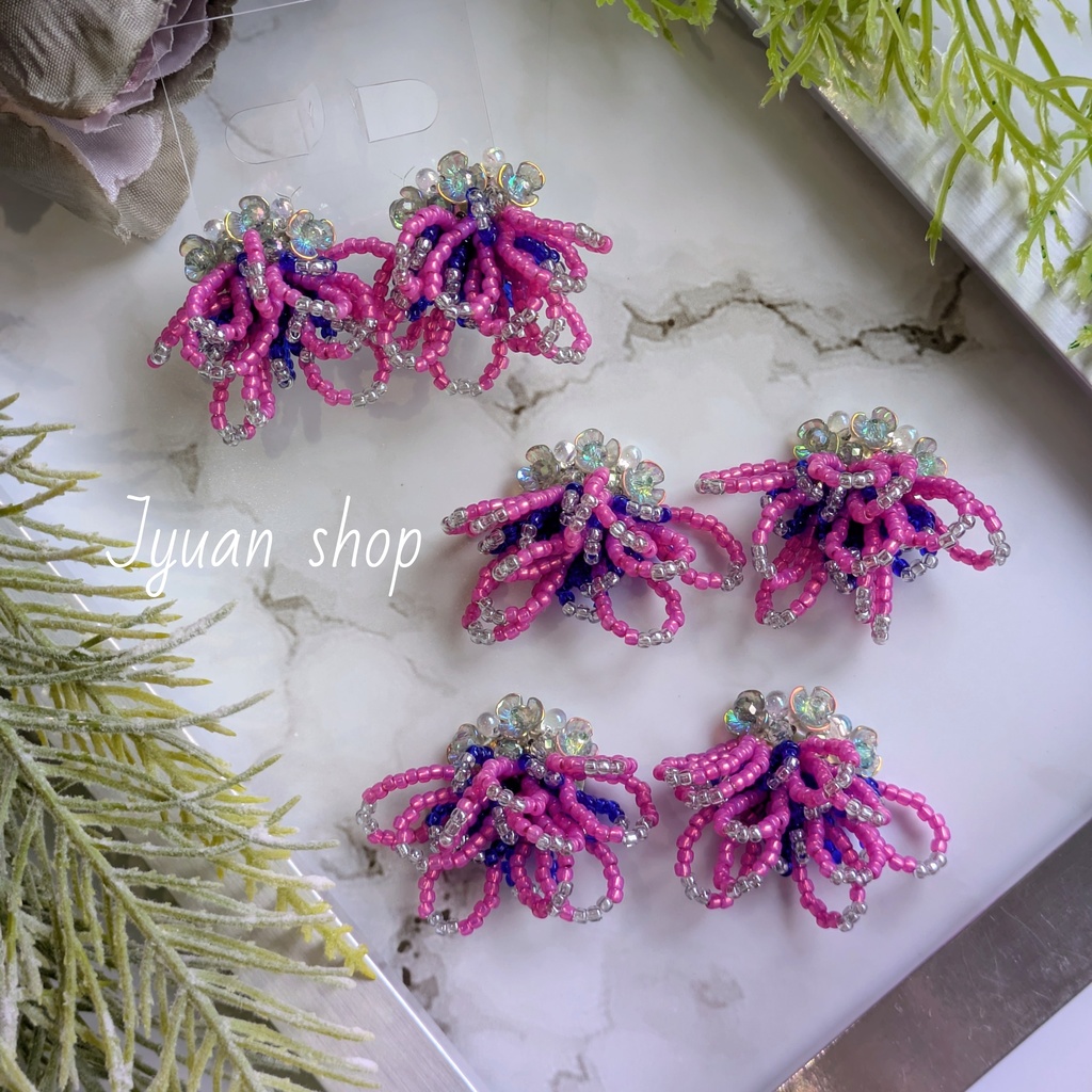 鬼滅 猗窩座 イメージ イヤリング/ピアス ver.4